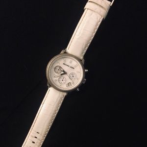 Pearl White Micheal Kors Watch